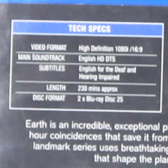 BBC Video: Earth the Biography - Almost 4 Hours - Blu-ray Disc by Dolby - Picture 3 of 4